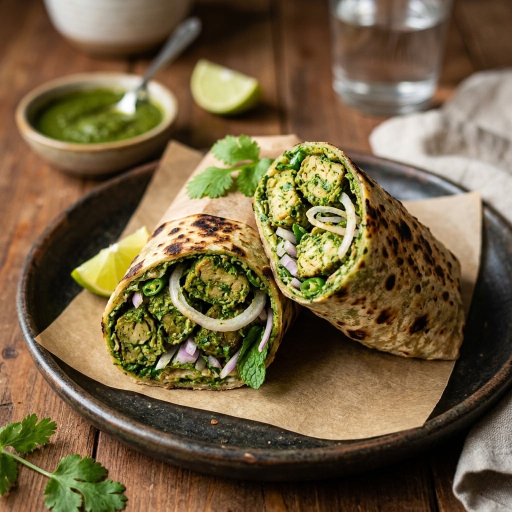 Pudina Soya Roll