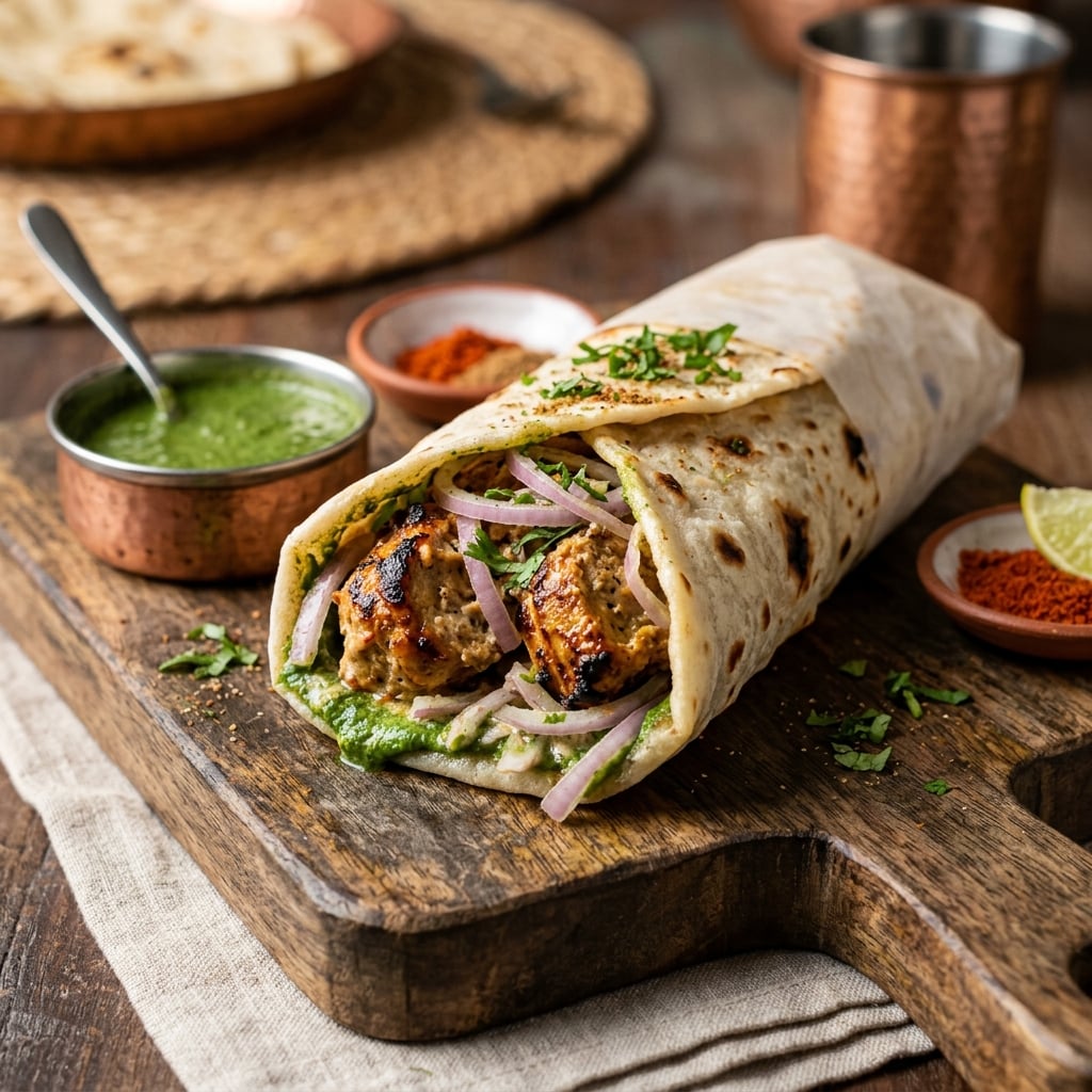 Paneer Tikka Roll